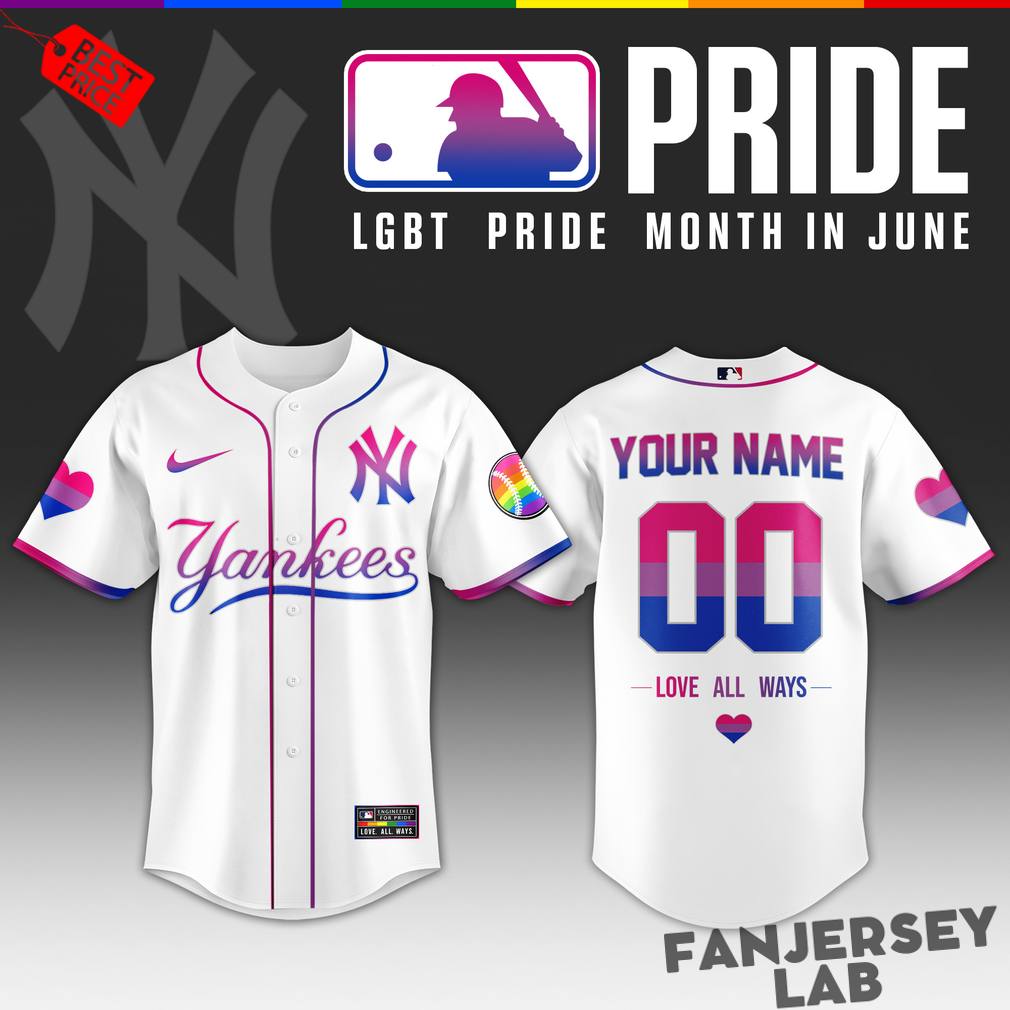 Baseball All Teams x Pride Month 2026 Custom Jersey Baseball All Teams x Pride Month 2026 Custom Jersey