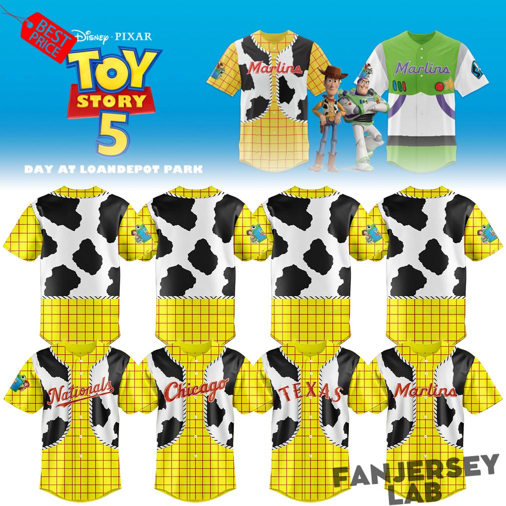 Baseball All Teams x Toy Story 5 Special Baseball Jersey Baseball All Teams x Toy Story 5 Special Baseball Jersey