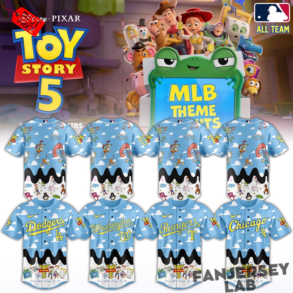 Baseball All Teams x Toy Story 5 Special Baseball Jersey Baseball All Teams x Toy Story 5 Special Baseball Jersey