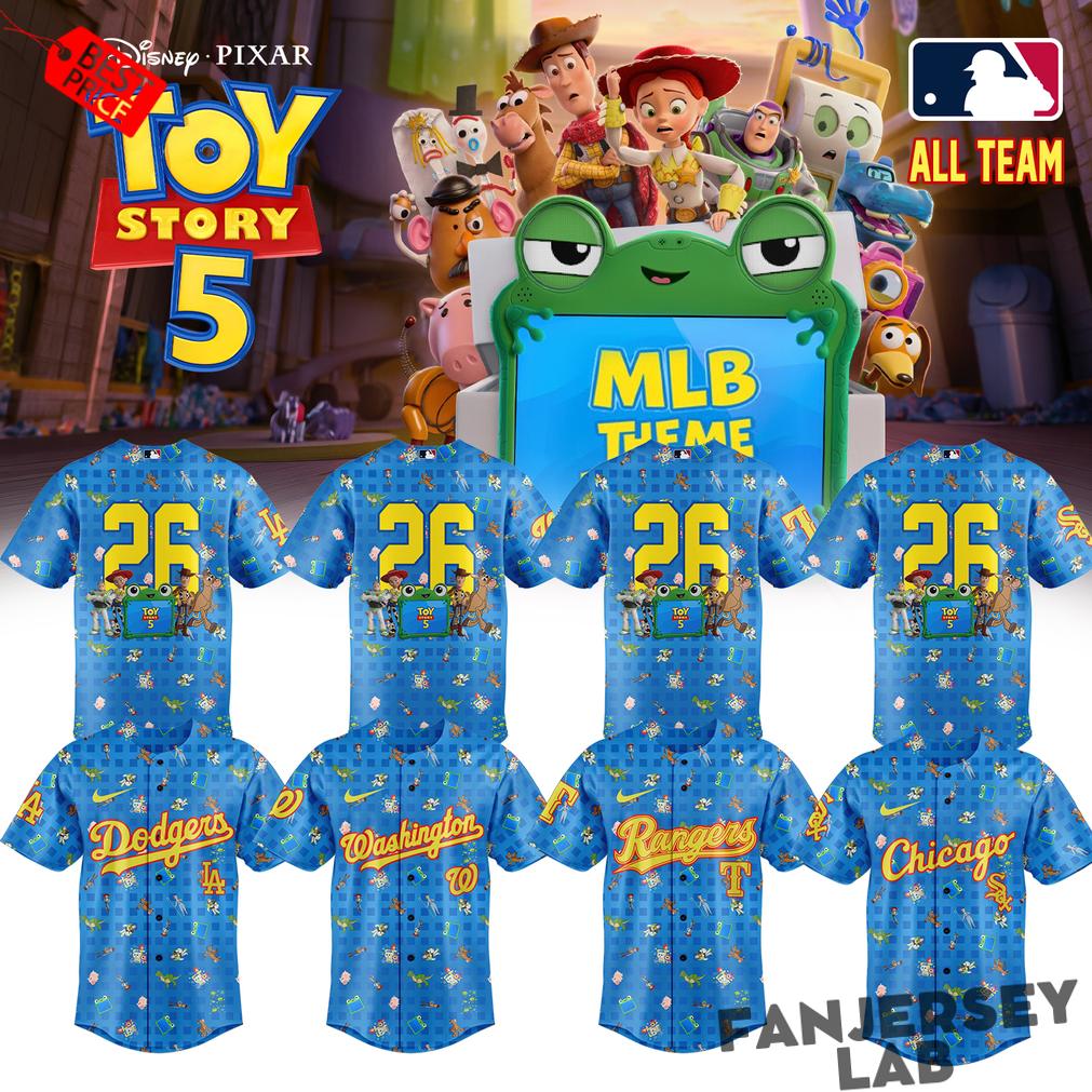 Baseball All Teams x Toy Story 5 Special Baseball Jersey Baseball All Teams x Toy Story 5 Special Baseball Jersey