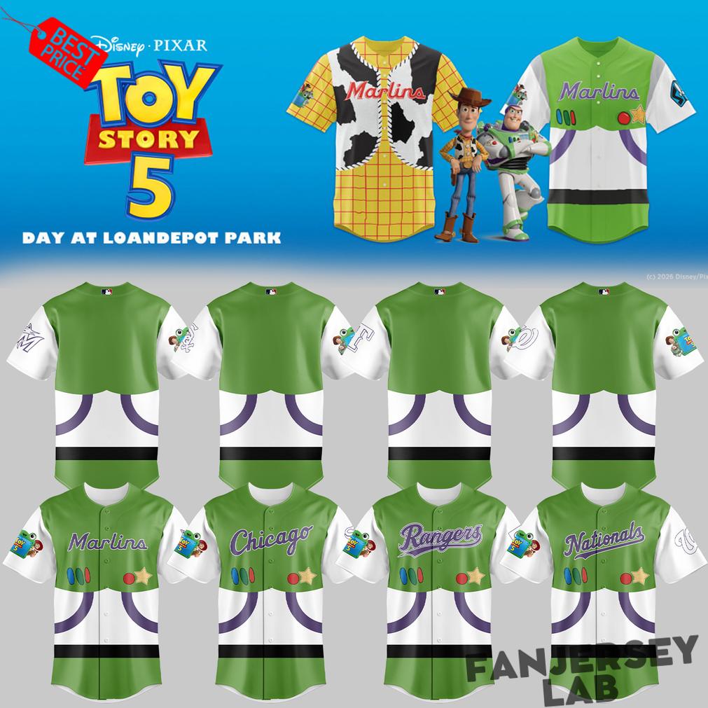 Baseball All Teams x Toy Story 5 Special Baseball Jersey Baseball All Teams x Toy Story 5 Special Baseball Jersey