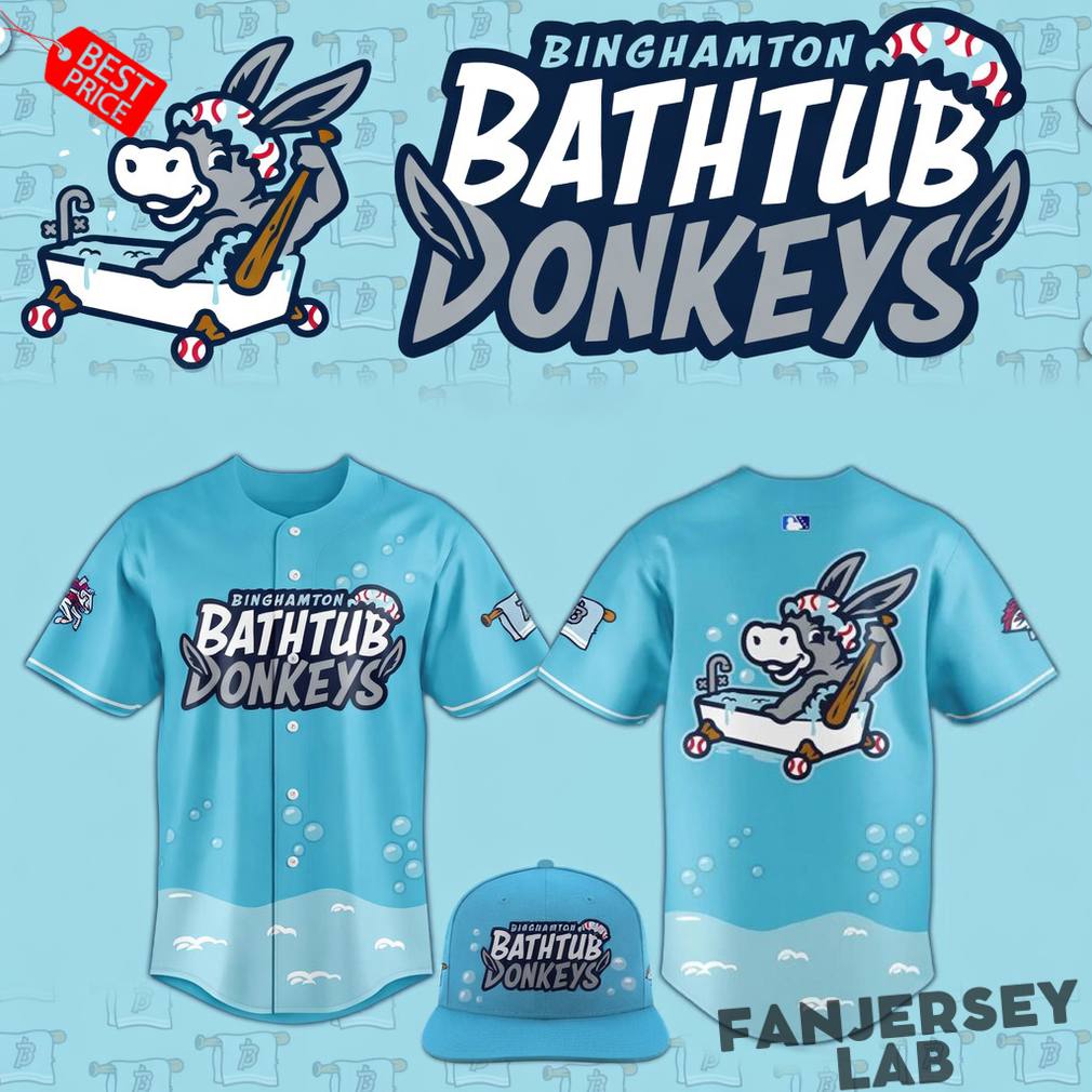 Binghamton Rumble Ponies Bathtub Donkeys Special Jersey Binghamton Rumble Ponies Bathtub Donkeys Special Jersey