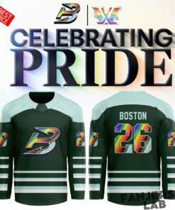 Boston Fleet Pride Month 2026 PWHL Game Custom Hockey Jersey