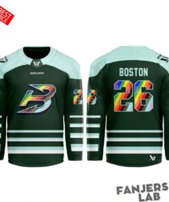 Boston Fleet Pride Month 2026 PWHL Game Custom Hockey Jersey