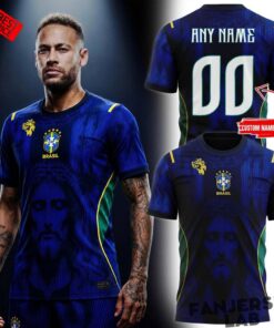 Brazil National Team Away Jersey 2026 Jesus Version