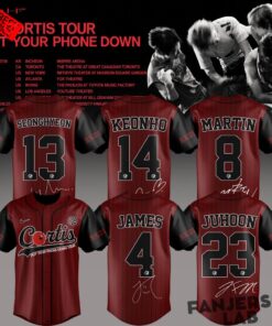 CORTIS Put Your Phone Down Tour 2026 Baseball Jersey CORTIS Put Your Phone Down Tour 2026 Baseball Jersey