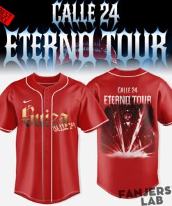 Calle 24 Eterno Tour 2026 Baseball Jersey