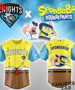 Charlotte Knights x SpongeBob Squarepants Night Custom Jersey