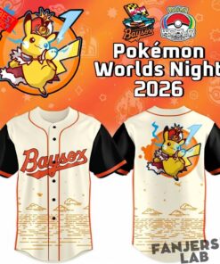 Chesapeake Baysox x Pokemon World Night 2026 Special Jersey
