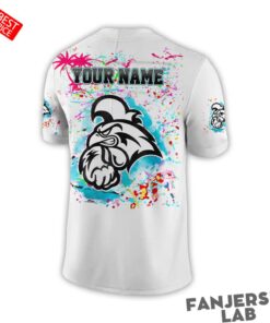Coastal Carolina Chanticleers Worn Airbrush Custom White Football Jersey 3 B2Nl3.jpg