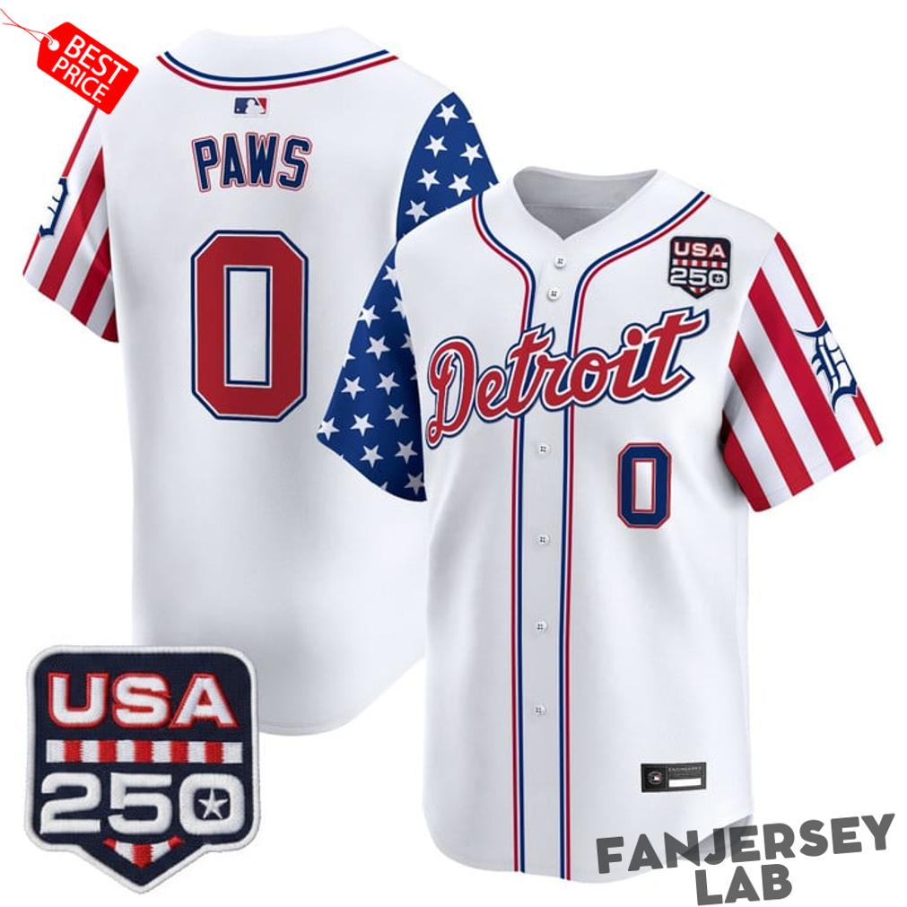 Detroit Tigers “America250 Edition” Baseball Jersey Detroit Tigers “America250 Edition” Baseball Jersey