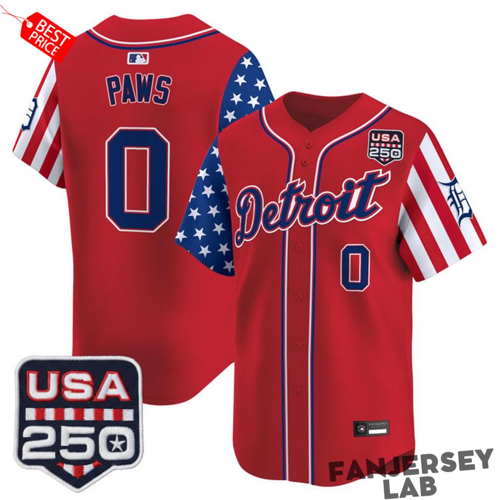 Detroit Tigers “America250 Edition” Baseball Jersey Detroit Tigers “America250 Edition” Baseball Jersey