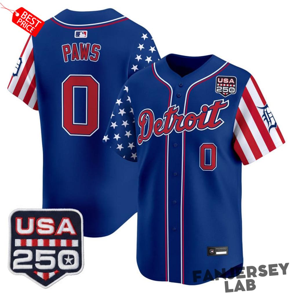 Detroit Tigers “America250 Edition” Baseball Jersey Detroit Tigers “America250 Edition” Baseball Jersey