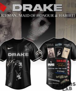 Drake Iceman Maid of Honour & Habibti Special Baseball Jersey Drake Iceman Maid of Honour & Habibti Special Baseball Jersey