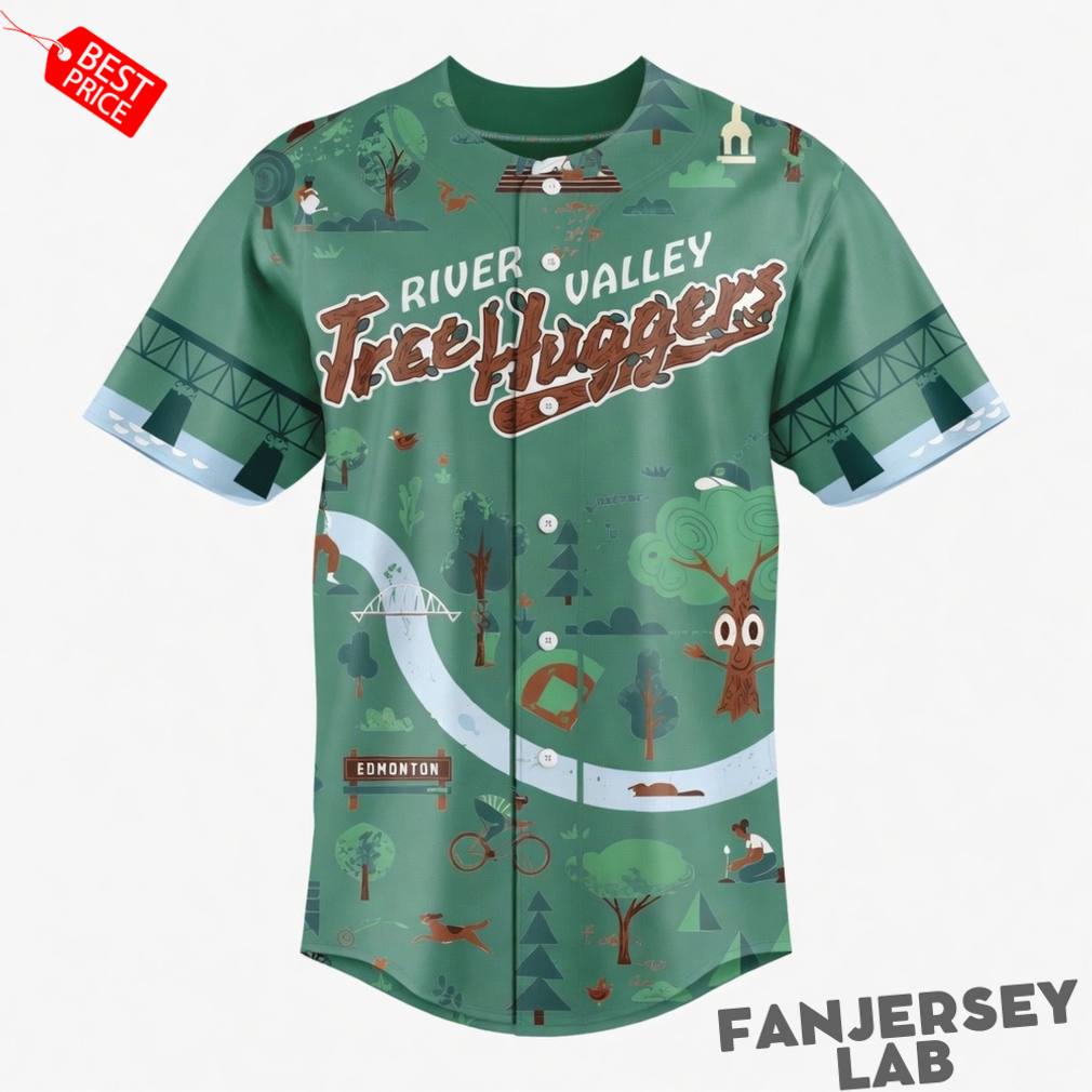 Edmonton Riverhawks 2026 River Valley Tree Hugger Custom Baseball Jersey Edmonton Riverhawks 2026 River Valley Tree Hugger Custom Baseball Jersey