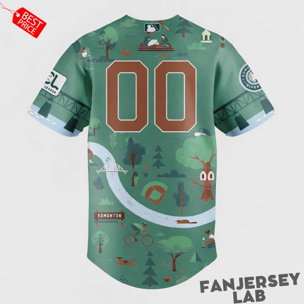 Edmonton Riverhawks 2026 River Valley Tree Hugger Custom Baseball Jersey Edmonton Riverhawks 2026 River Valley Tree Hugger Custom Baseball Jersey