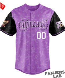 El Paso Chihuahuas 2026 Bark Back at Cancer Custom Baseball Jersey