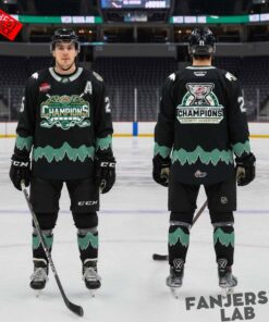 Everett Silvertips Western Hockey League Champions 2026 Hockey Jersey – Black