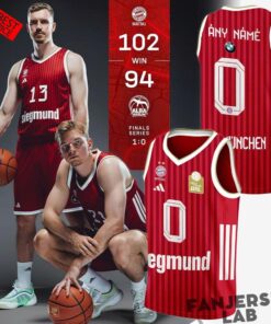 FC Bayern Basketball 2026/27 Home Custom Basketball Jersey FC Bayern Basketball 2026/27 Home Custom Basketball Jersey