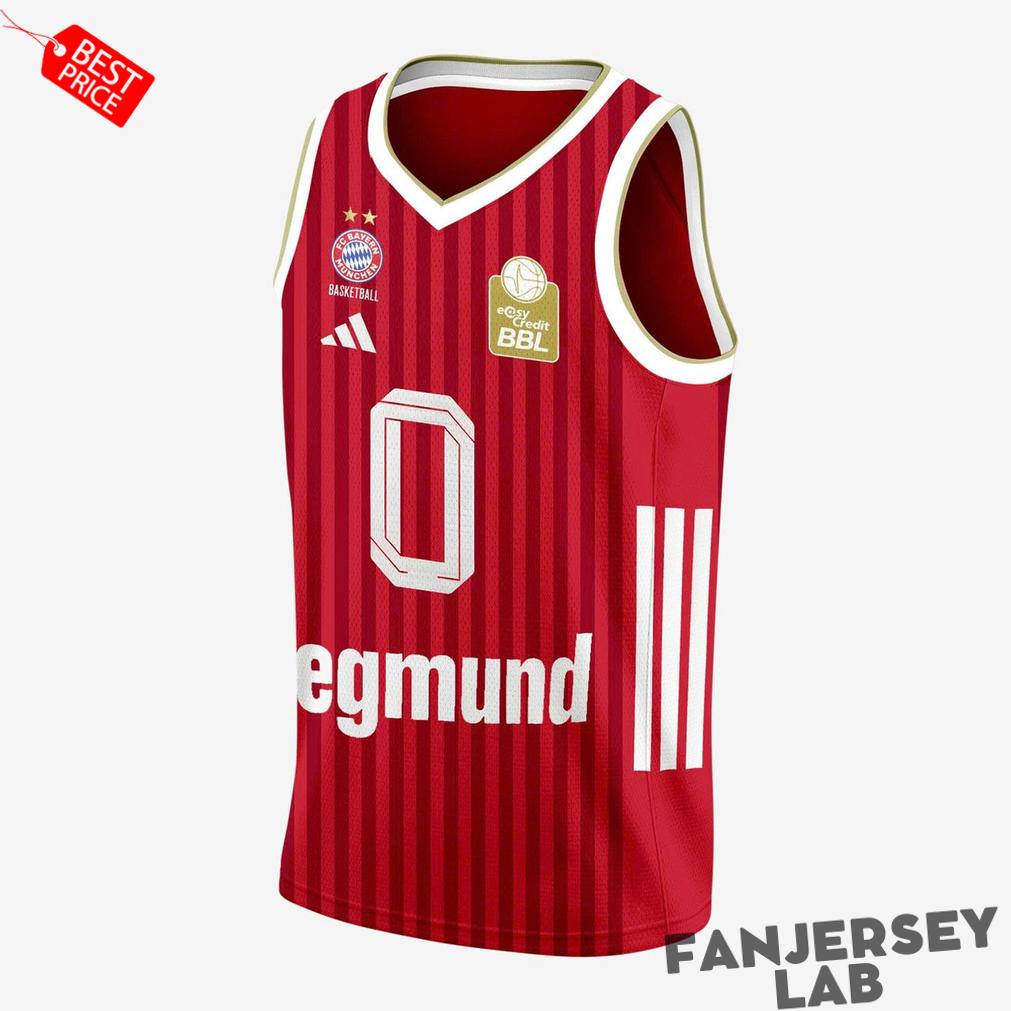 FC Bayern Basketball 2026/27 Home Custom Basketball Jersey FC Bayern Basketball 2026/27 Home Custom Basketball Jersey