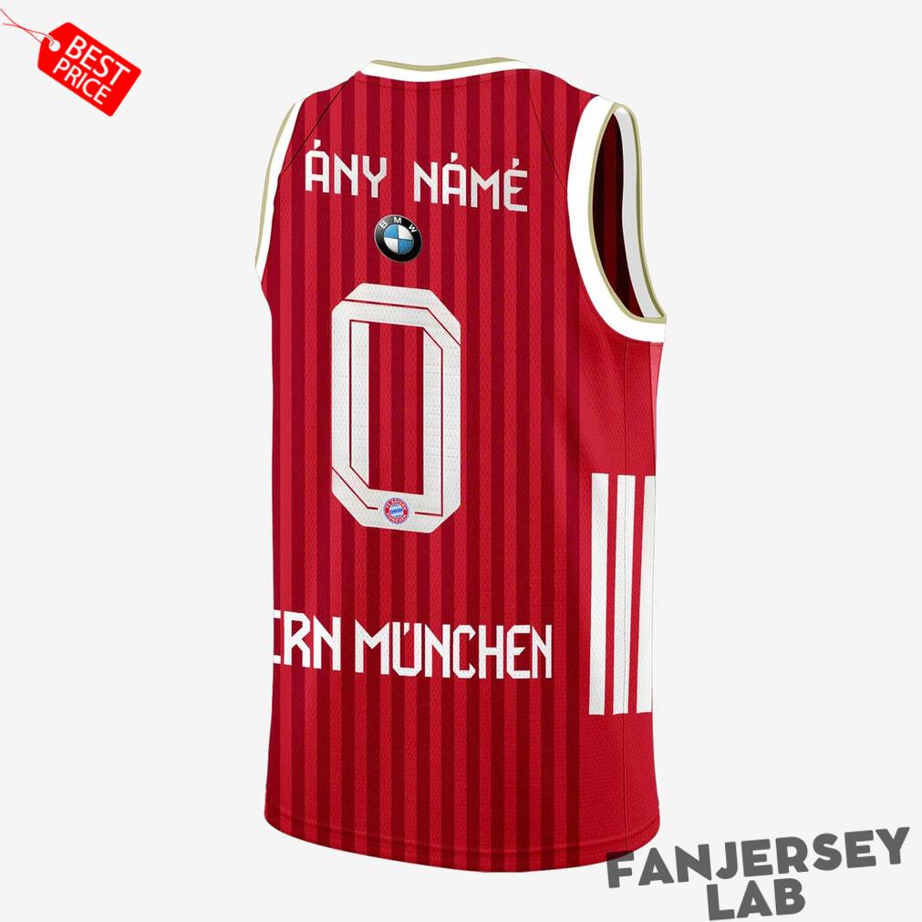 FC Bayern Basketball 2026/27 Home Custom Basketball Jersey FC Bayern Basketball 2026/27 Home Custom Basketball Jersey