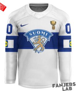 Finland 2026 IIHF World Champions Custom Hockey Jersey