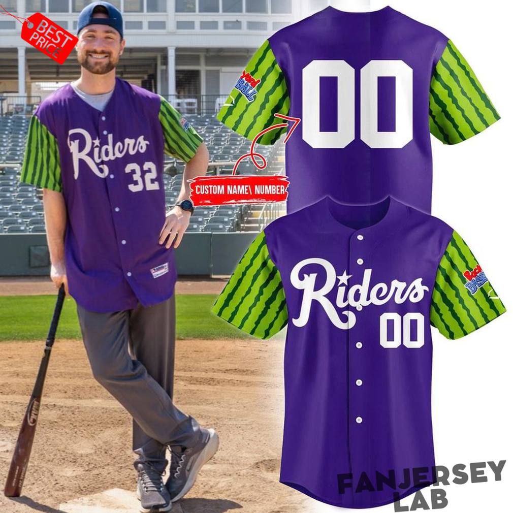 Frisco RoughRiders Melonheads Night 2026 Custom Baseball Jersey Frisco RoughRiders Melonheads Night 2026 Custom Baseball Jersey
