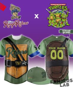 Frisco RoughRiders x Teenage Mutant Ninja Turtles Night 2026 Custom Baseball Jersey