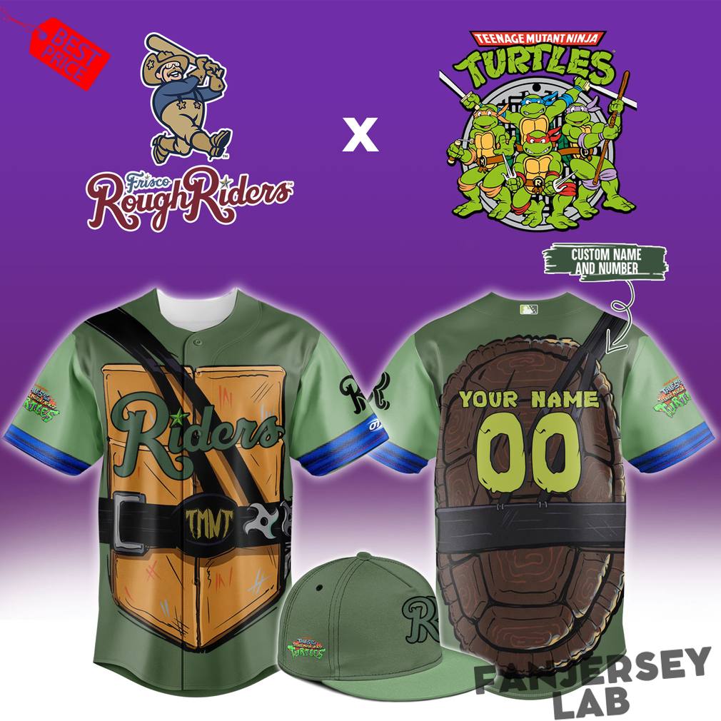 Frisco RoughRiders x Teenage Mutant Ninja Turtles Night 2026 Custom Baseball Jersey Frisco RoughRiders x Teenage Mutant Ninja Turtles Night 2026 Custom Baseball Jersey