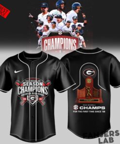 Georgia Bulldogs SEC 2026 Baseball Champions Special Baseball Jersey
