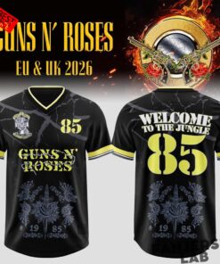 Guns N’ Roses World Tour 2026 Football Jersey