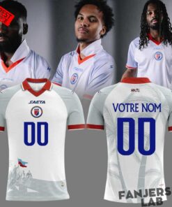 Haitienne De Football 1974 História do Haiti for World Cup 2026 Jersey – White Haitienne De Football 1974 História do Haiti for World Cup 2026 Jersey – White