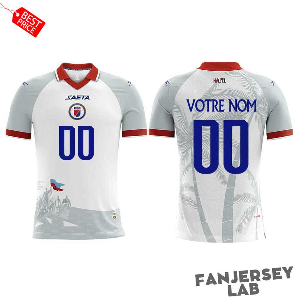 Haitienne De Football 1974 História do Haiti for World Cup 2026 Jersey – White Haitienne De Football 1974 História do Haiti for World Cup 2026 Jersey – White