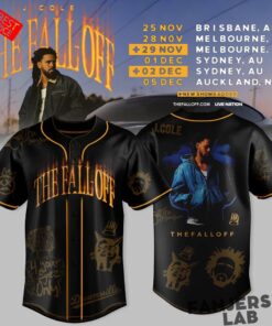J. Cole The Fall-Off Tour Special Baseball Jersey