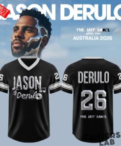 Jason Derulo The Last Dance World Tour 2026 AUS & NZ Football Jersey