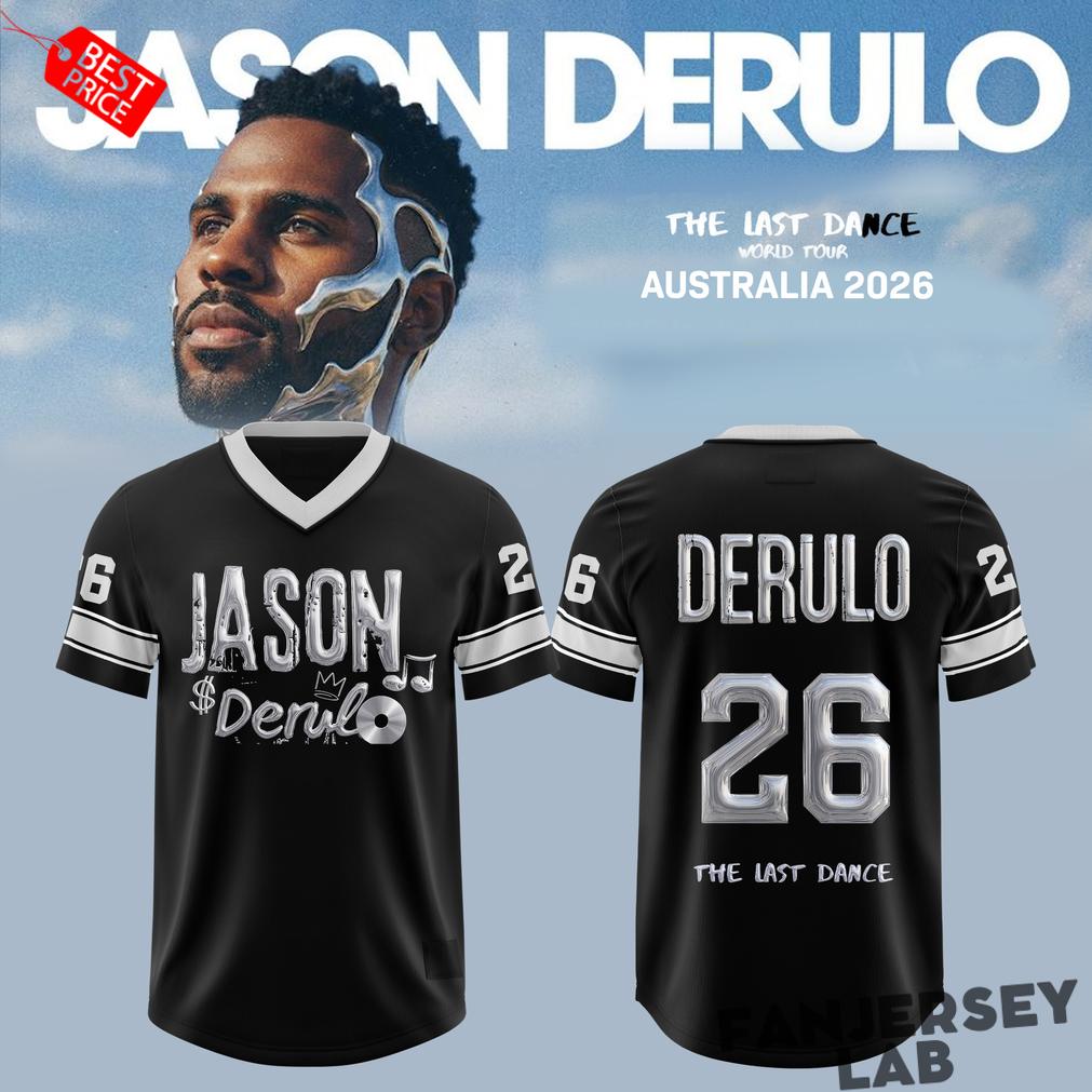 Jason Derulo The Last Dance World Tour 2026 AUS & NZ Football Jersey Jason Derulo The Last Dance World Tour 2026 AUS & NZ Football Jersey