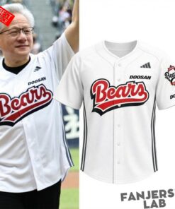 Jensen Huang Korean Pro Baseball Bears Baseball Jersey