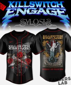 Killswitch Engage Australia and New Zealand Tour 2026 Special Baseball Jersey