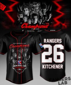 Kitchener Rangers 2026 Memorial Cup Champions Special Jersey