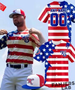 Knoxville Smokies 2026 Independence Day America Flag Custom Jersey