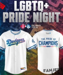 LA Dodgers 2026 LGBTQ+ Pride Night Jersey
