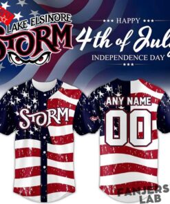 Lake Elsinore Storm 4th of July Baseball Jersey