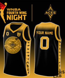 Las Vegas Aces x Fourth Wing Night 2026 Custom Basketball Jersey