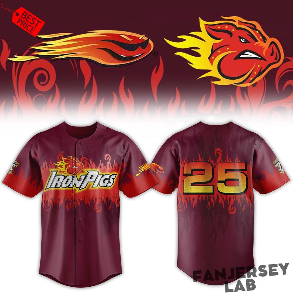 Lehigh Valley IronPigs x Hot Tamales Baseball Jersey Lehigh Valley IronPigs x Hot Tamales Baseball Jersey