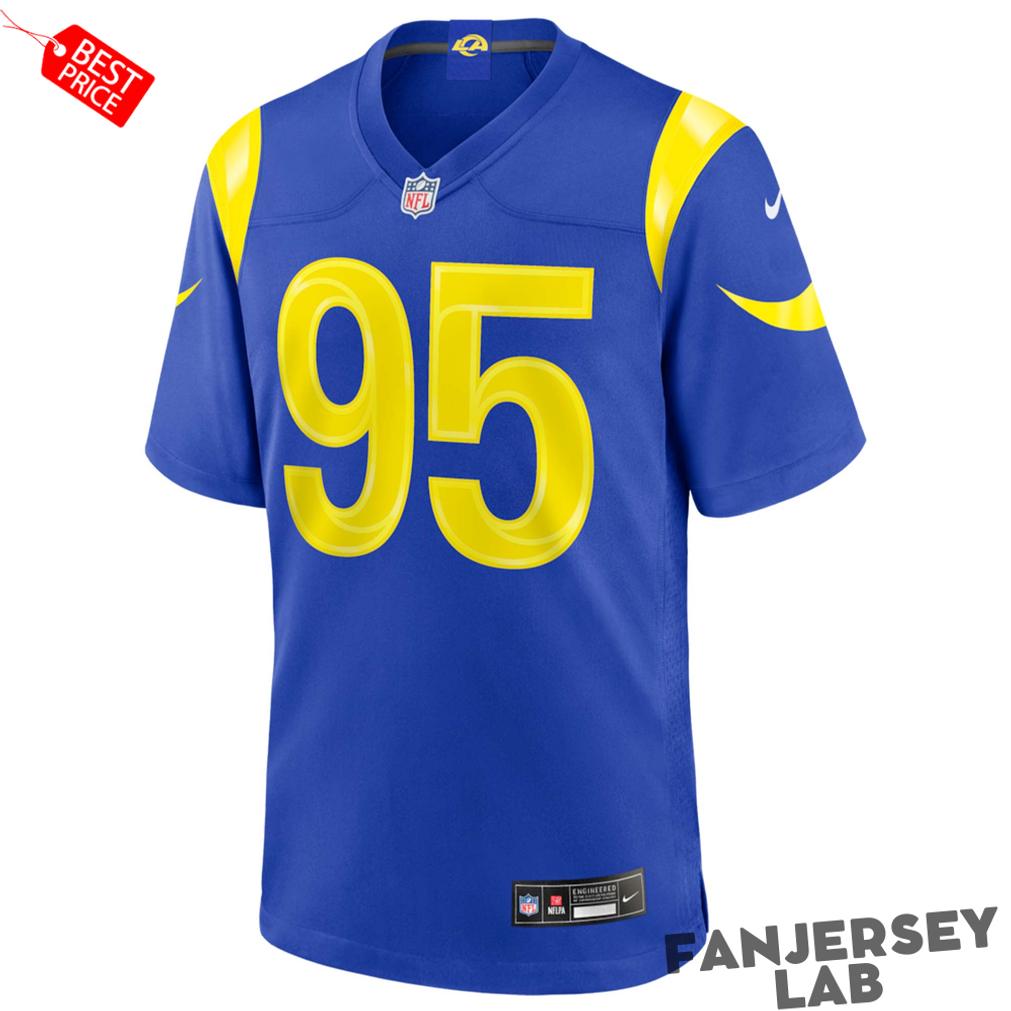 Los Angeles Rams Garrett 95 Signature Football Jersey Los Angeles Rams Garrett 95 Signature Football Jersey