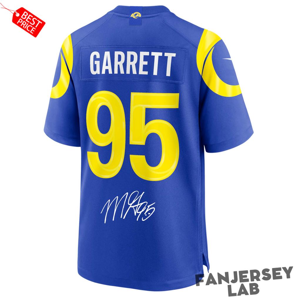 Los Angeles Rams Garrett 95 Signature Football Jersey Los Angeles Rams Garrett 95 Signature Football Jersey