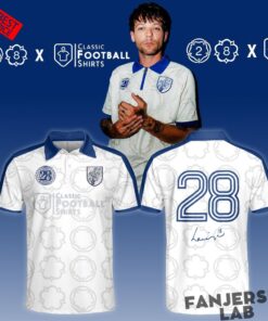 Louis Tomlinson x 28 Clothing Classic Football Shirts White Jersey