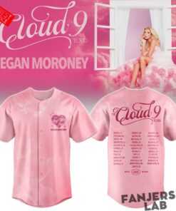 Megan Moroney The CLOUD 9 Tour Pink Baseball Jersey