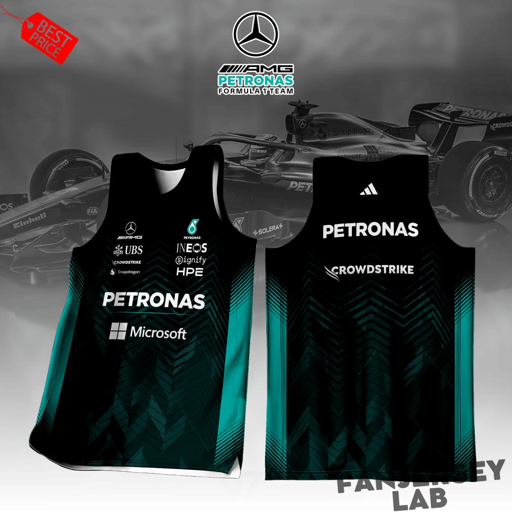 Mercedes AMG PETRONAS Inspired Jersey Shirt Mercedes AMG PETRONAS Inspired Jersey Shirt