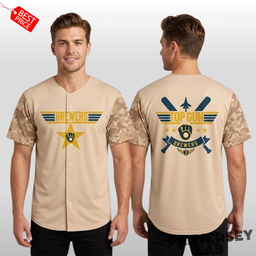 Milwaukee Brewers Top Gun Night 2026 Baseball Jersey Milwaukee Brewers Top Gun Night 2026 Baseball Jersey
